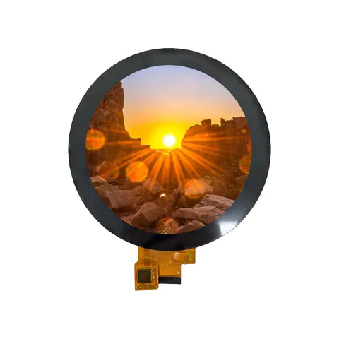 4 inch Round TFT LCD Display 720×720 Resolution MIPI-4LINE Interface TFT LCD Module With CTP